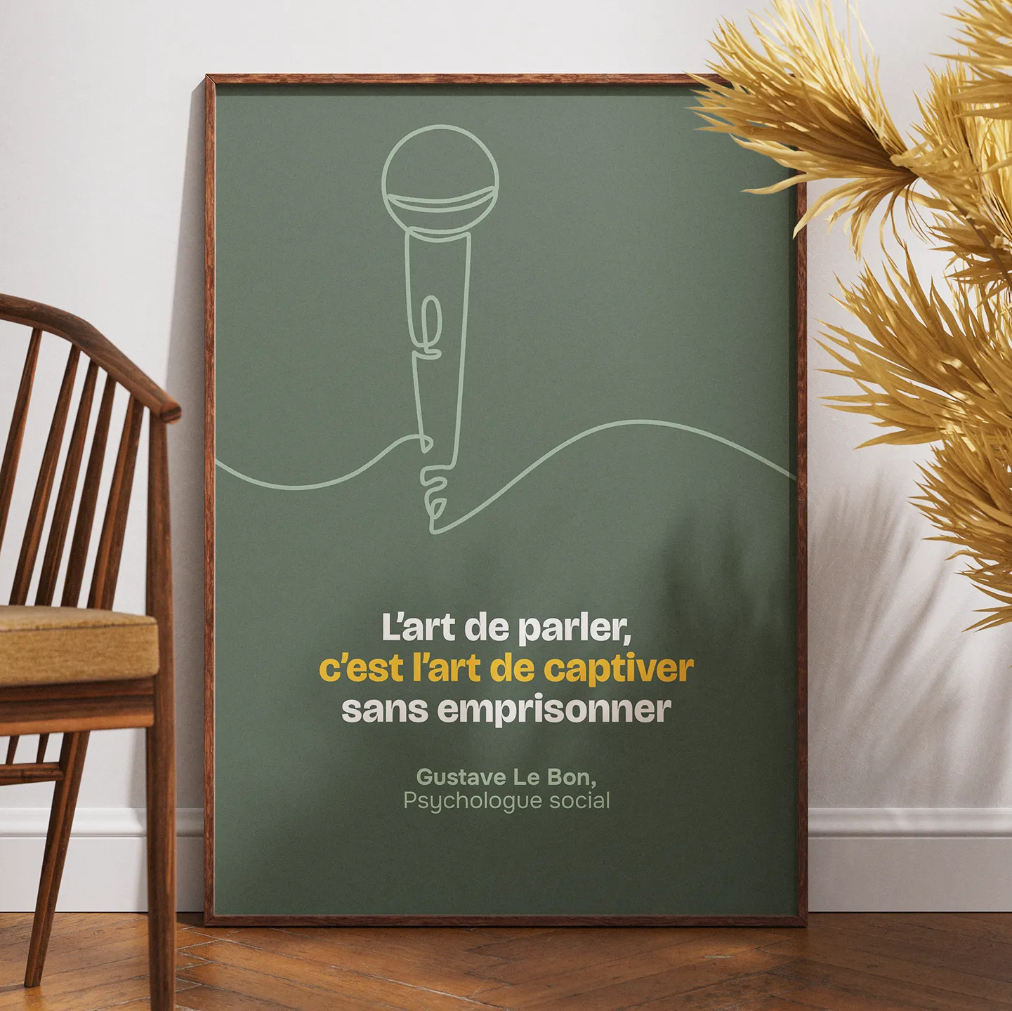 L’art de parler, c'est l’art de captiver dans emprisonner